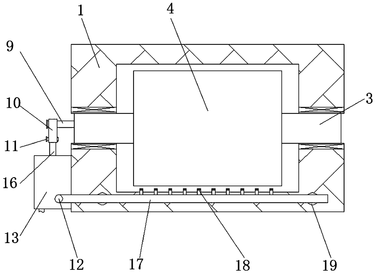 Steel wheel cleaning device of a heavy-duty road roller for road construction machinery