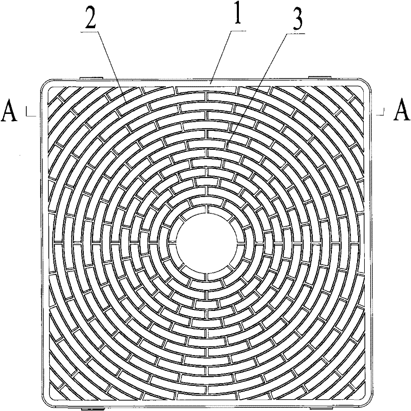 Air outlet mesh of outdoor unit of air conditioner