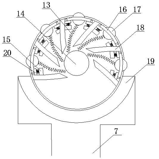 Overflow type anti-span guardrail triggered by medium and short distance induction