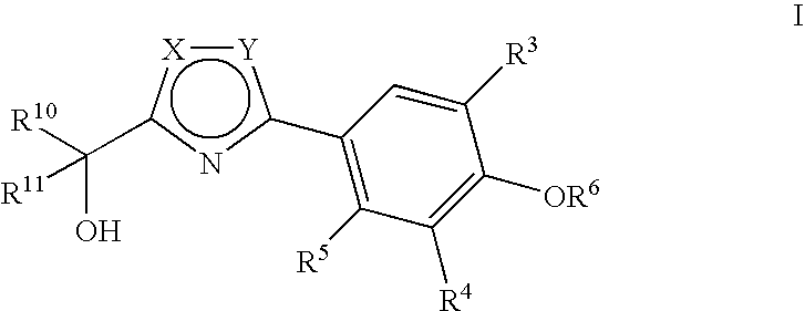 Compounds, Compositions and Methods Comprising Oxadiazole Derivatives