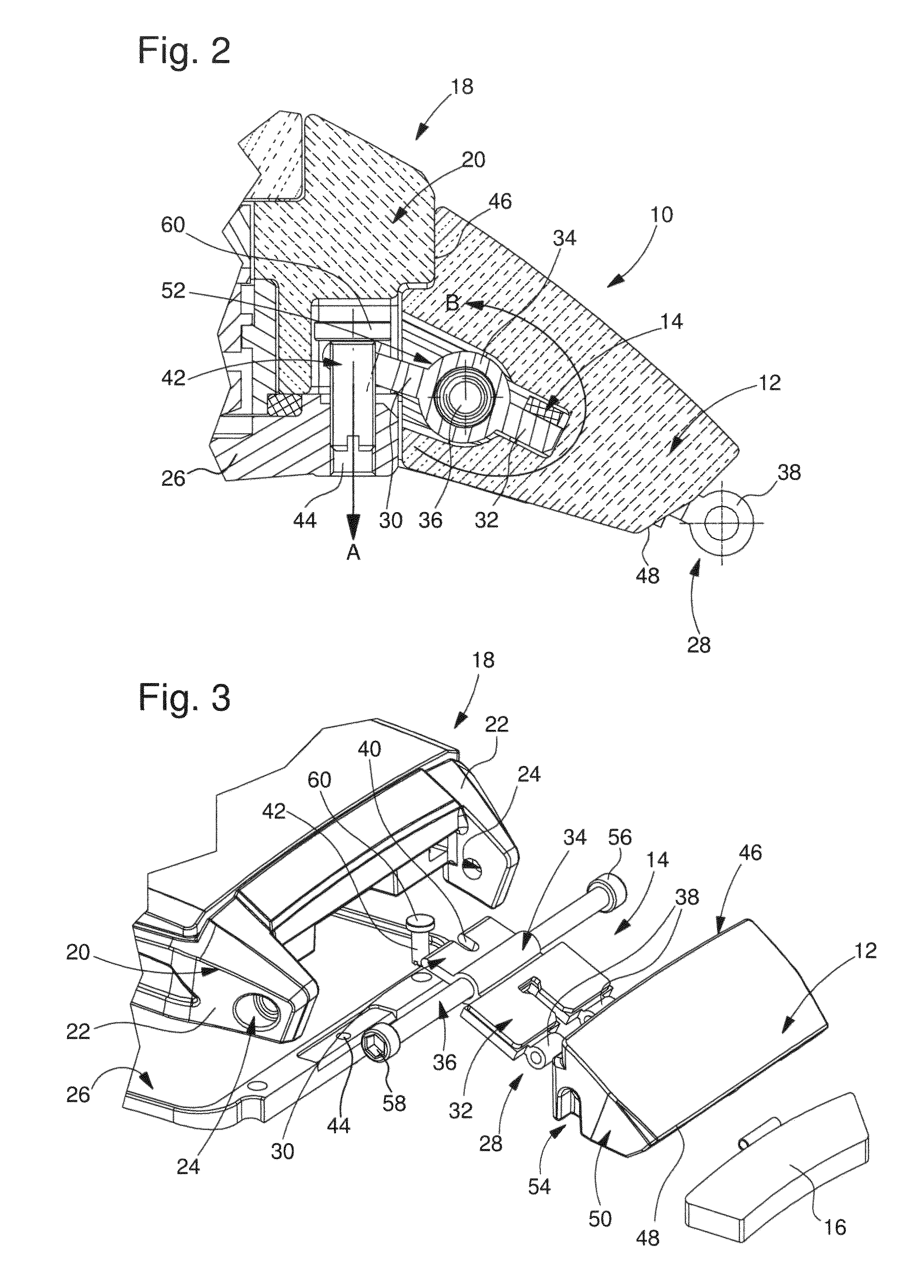 System for connecting a bracelet to a watch case