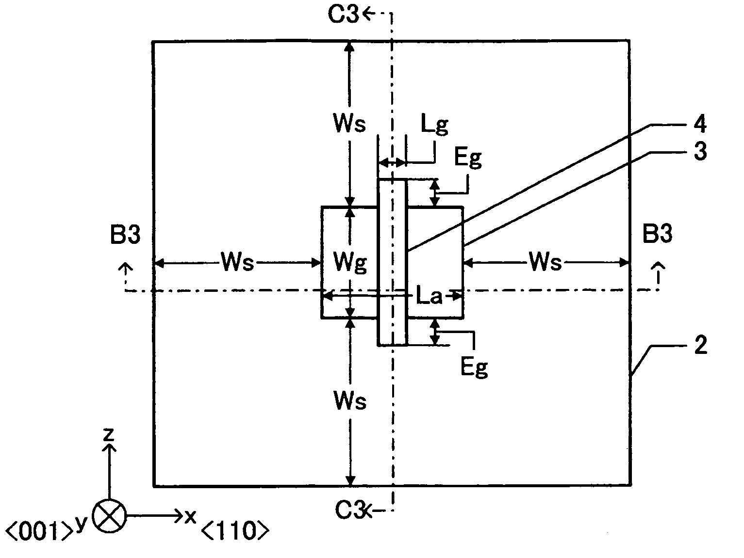 Semiconductor device having device characteristics improved by straining surface of active region and its manufacture method