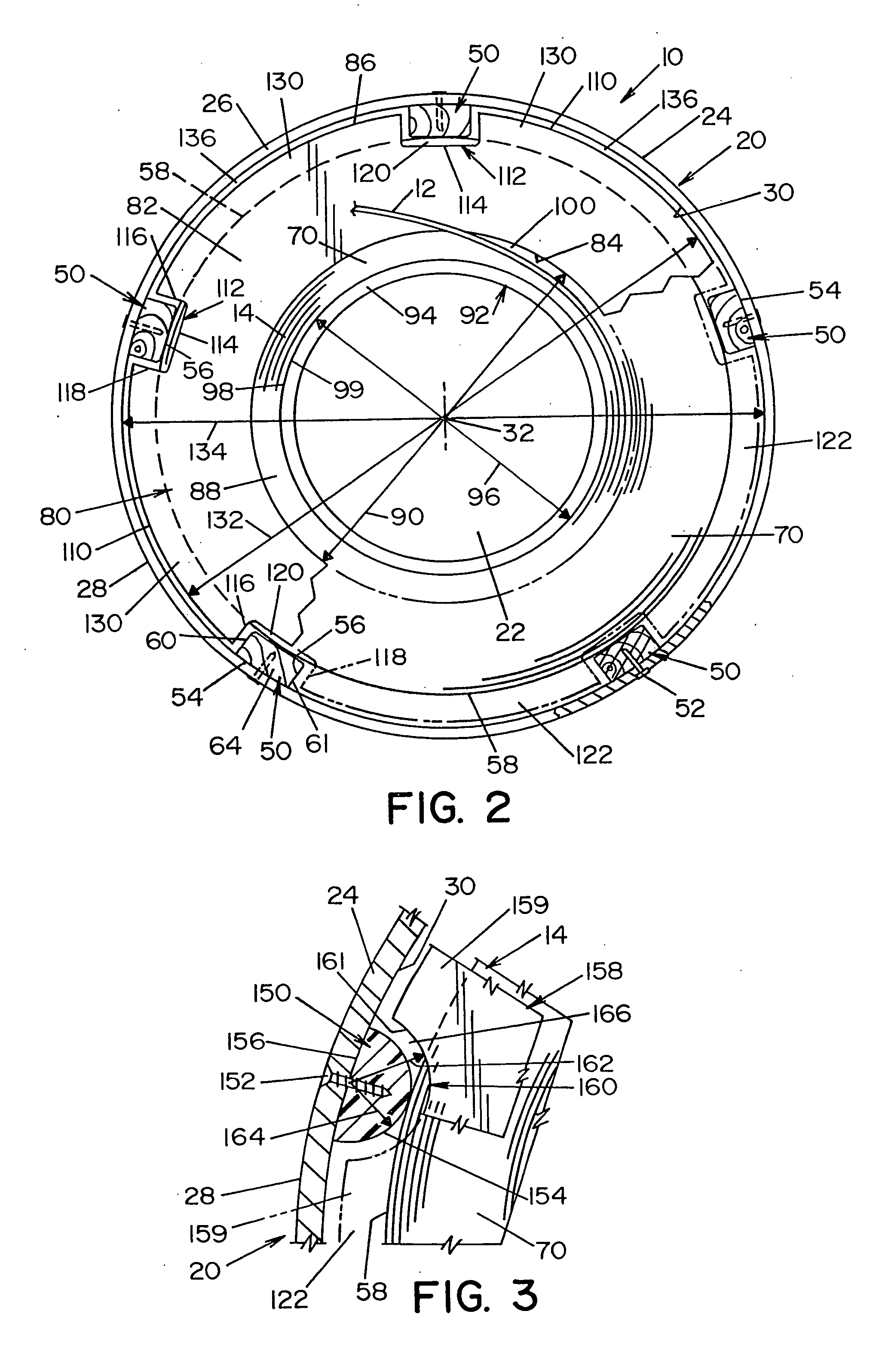 Welding wire container with ribbed walls and a mating retainer ring