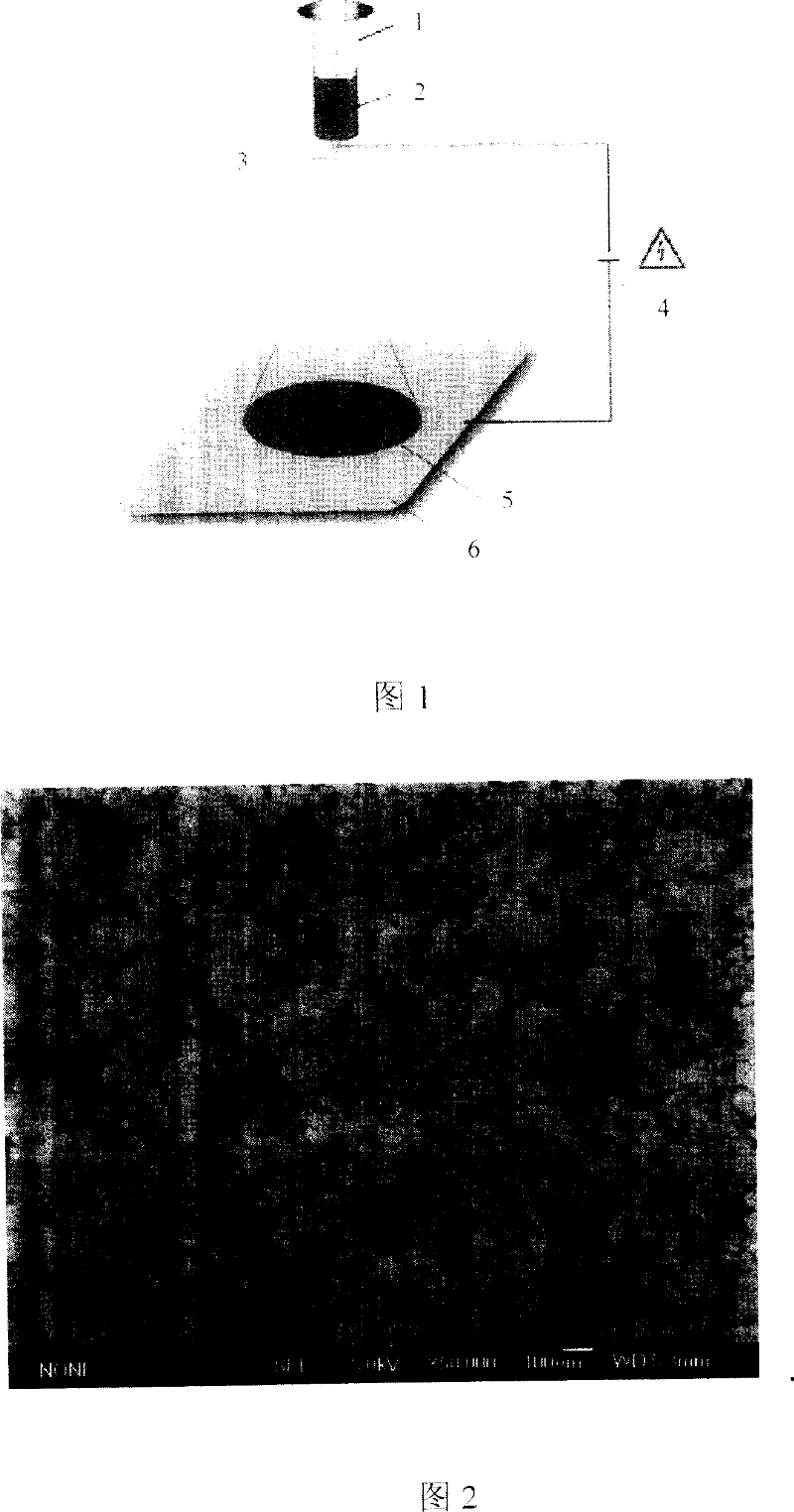 Preparing dye sensitized nanocrystalline semiconductor solar cell optical anode using electrical spinning method