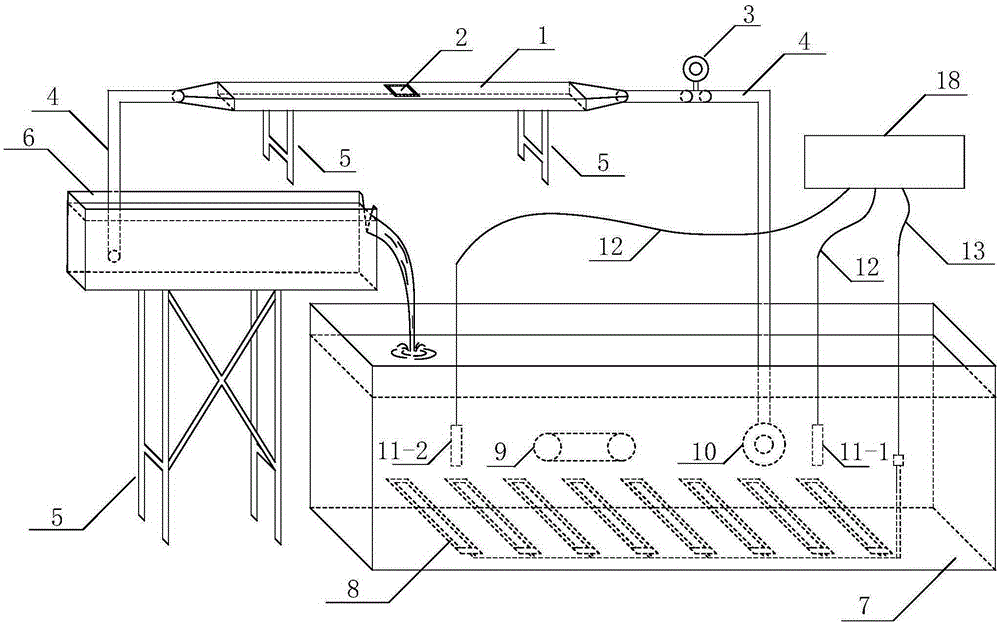 Underwater wall surface shear stress sensor calibration device having temperature control function