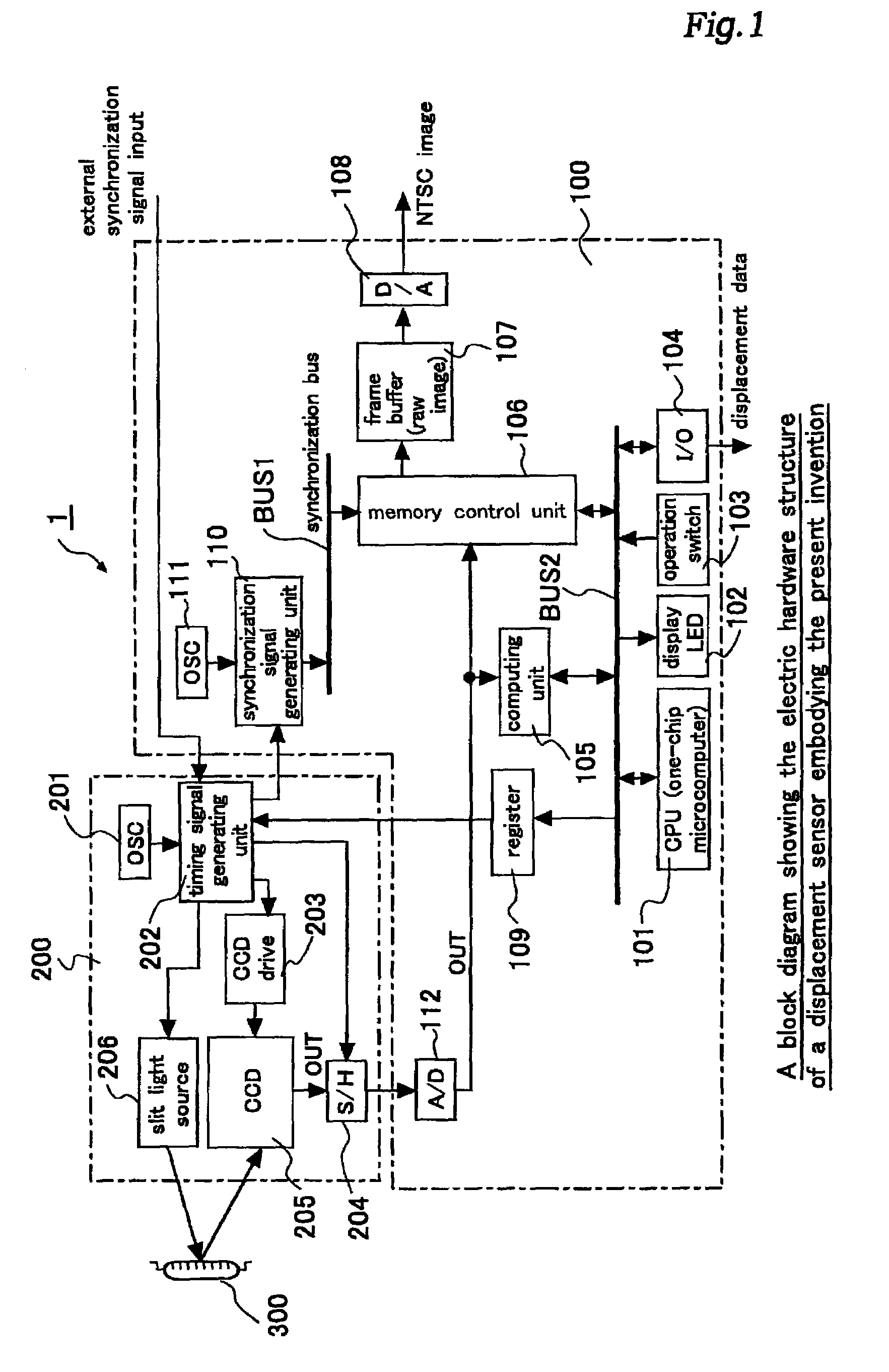 Displacement sensor