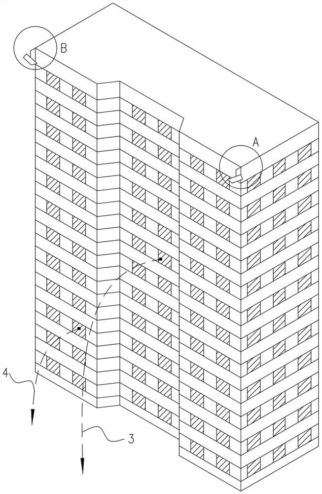 Building high-altitude parabolic point blind quantitative evidence obtaining method and system