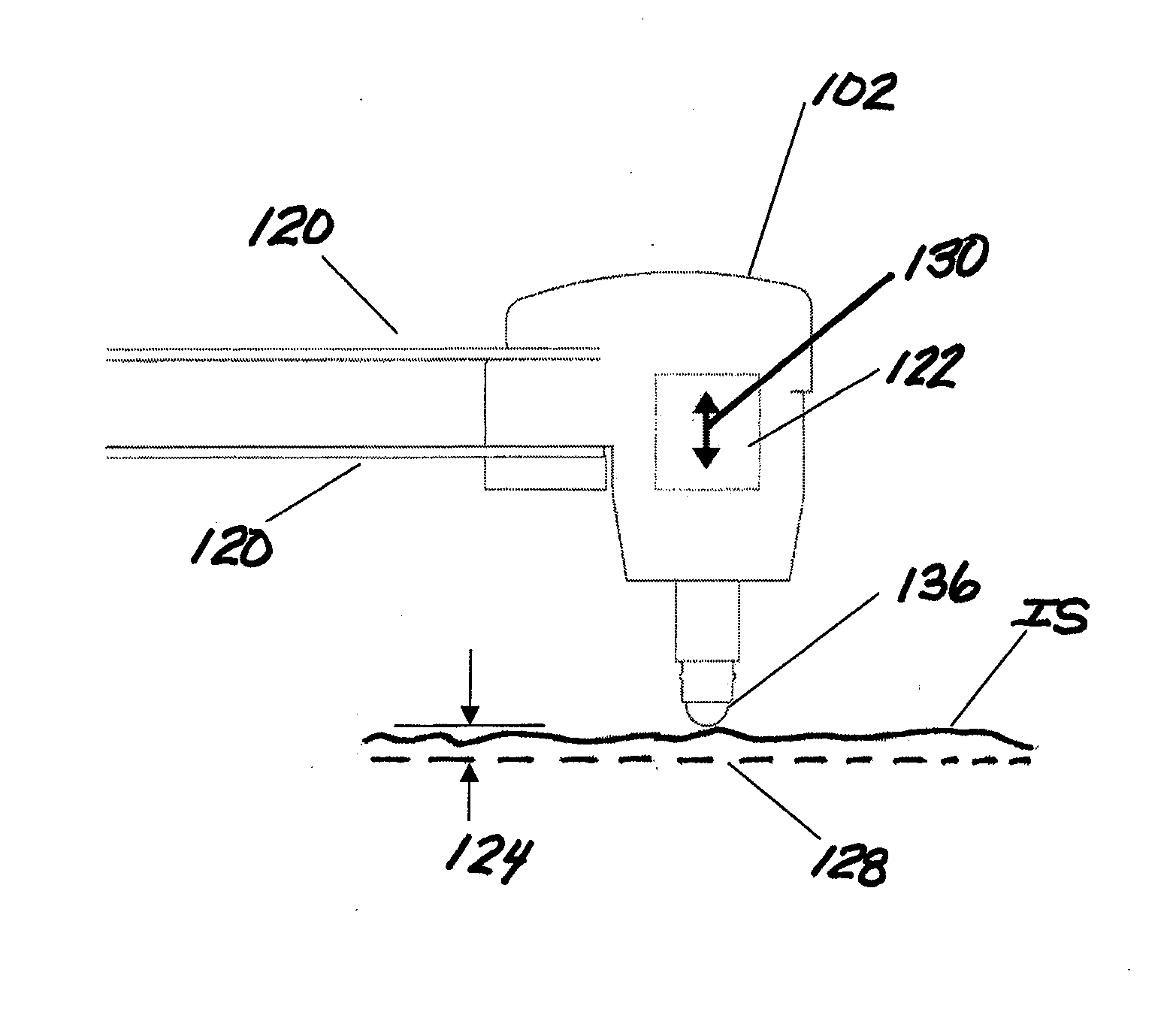 Method and compression apparatus for introducing residual compression into a component having a regular or an irregular shaped surface