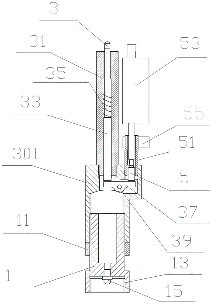 Large-diameter inner hole measuring tool