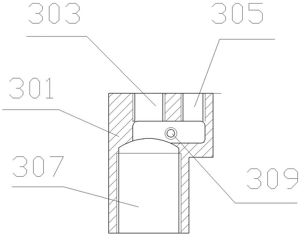 Large-diameter inner hole measuring tool