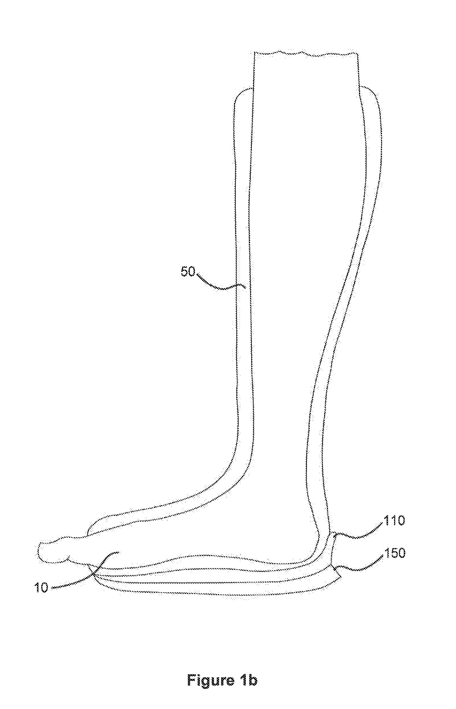 Orthopedic cast walking support