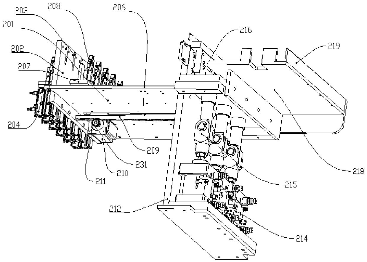 Simulated Christmas tree leaf cutting and arranging device