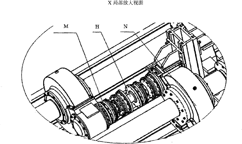 Transmission system gearbox reliability test bed of high-speed multiple unit