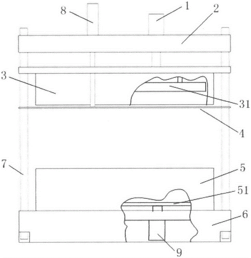 Positive/negative pressure vacuum film covering machine