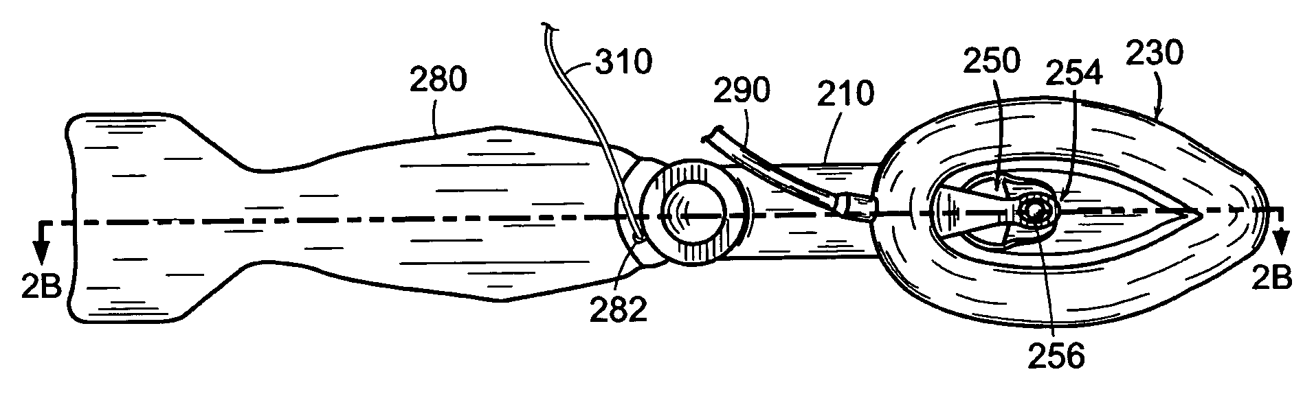 Intubating laryngeal mask airway device with fiber optic assembly