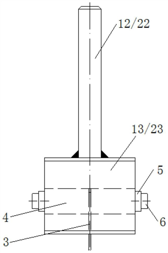 Tensile fixture for plate type sample and using method thereof