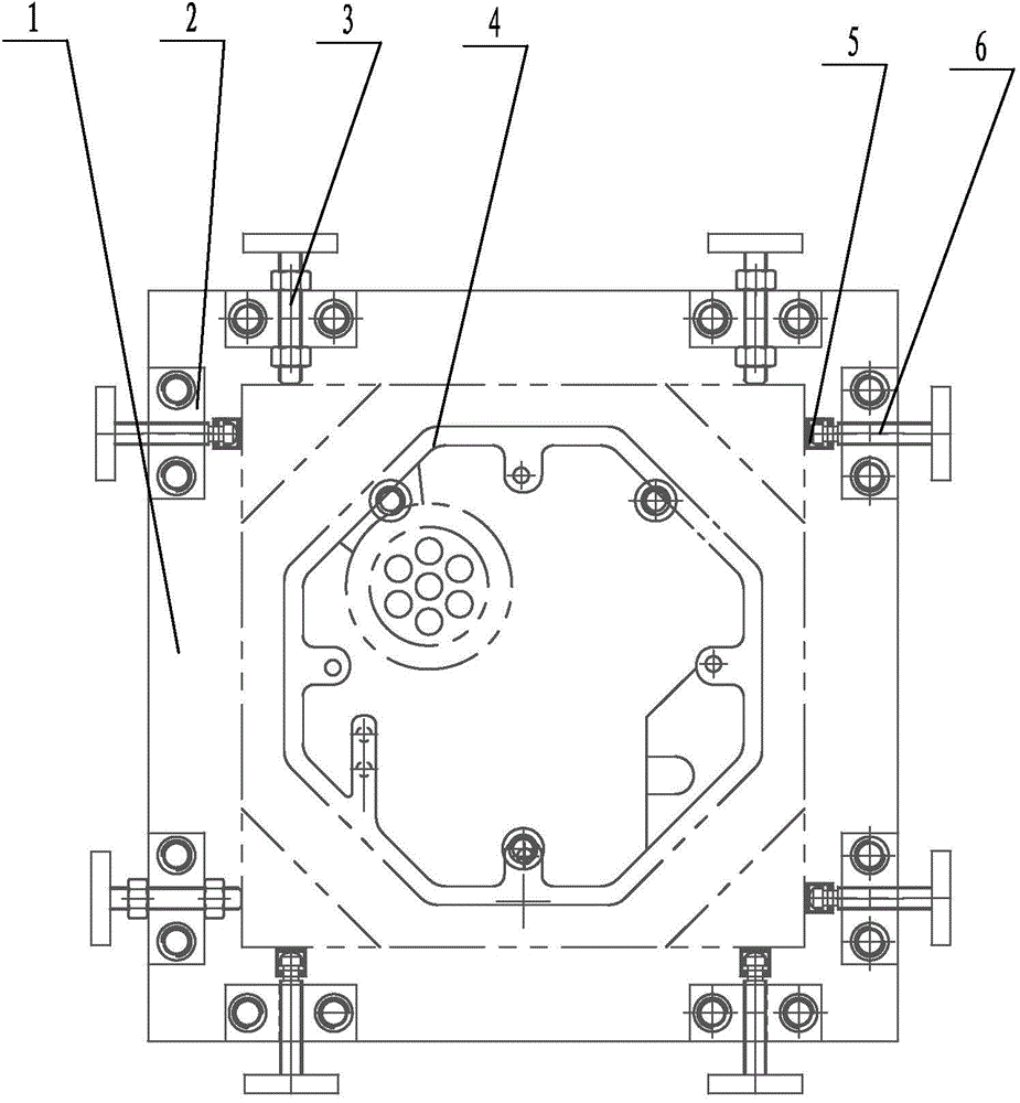 Clamping process of middle disc for explosion-proof motor