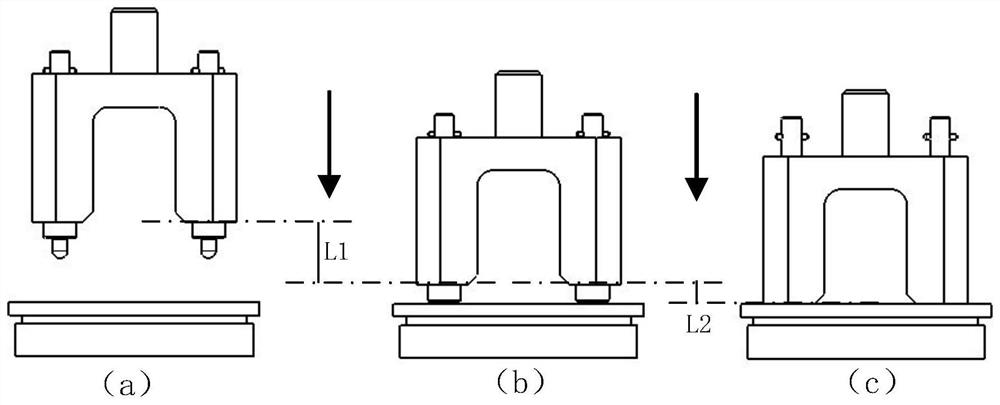 A flexible tightening head and tightening method