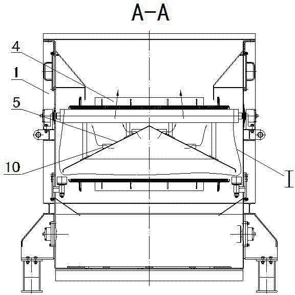 Air cooling dry type slag conveying system of coal-fired boiler