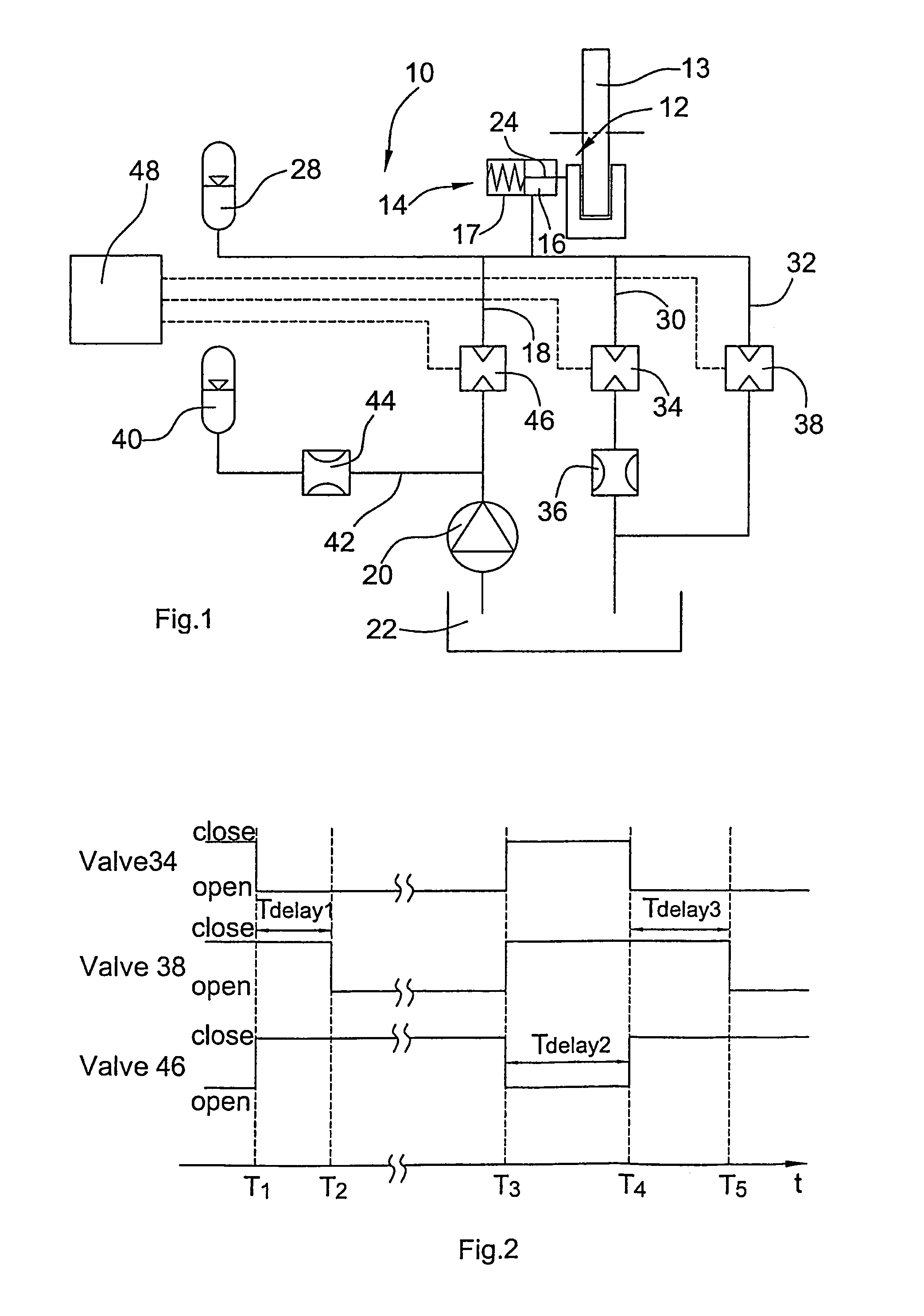 Hydraulic brake system for a wind energy plant