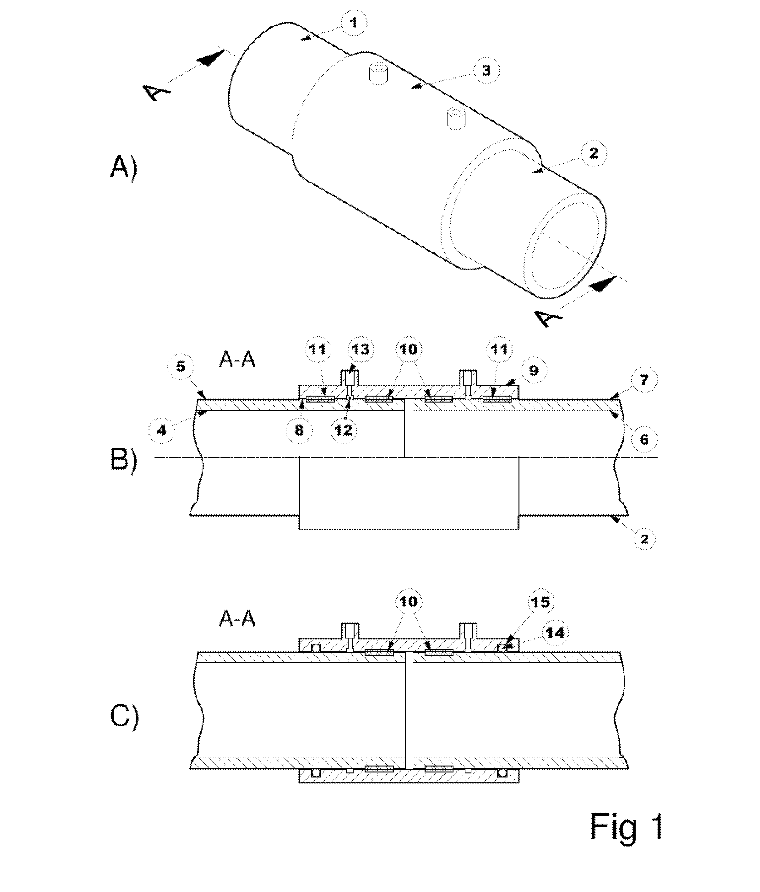 Pipe Fittings Allowing Non-Destructive Pressure Testing of Integrity of Seals