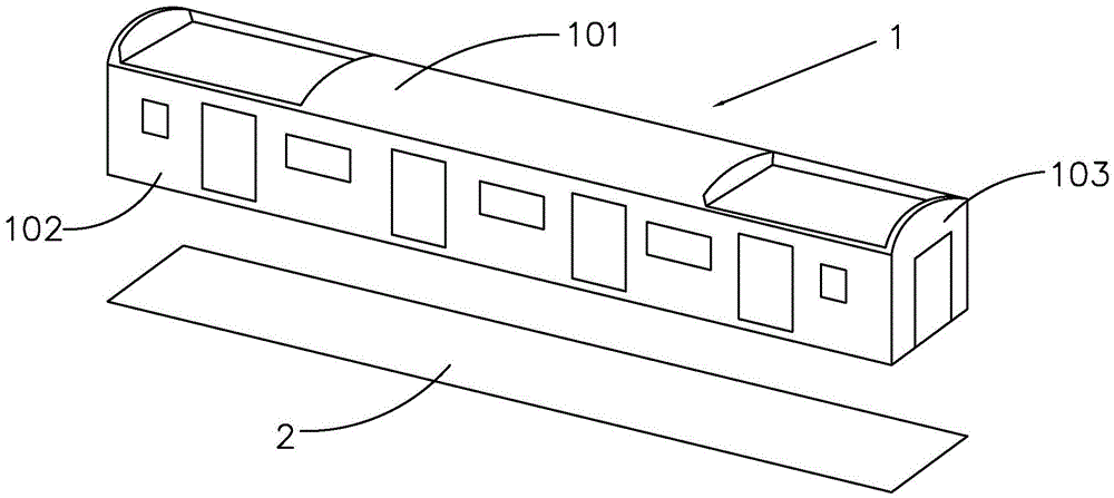 Carbon fiber composite vehicle body and manufacturing method thereof