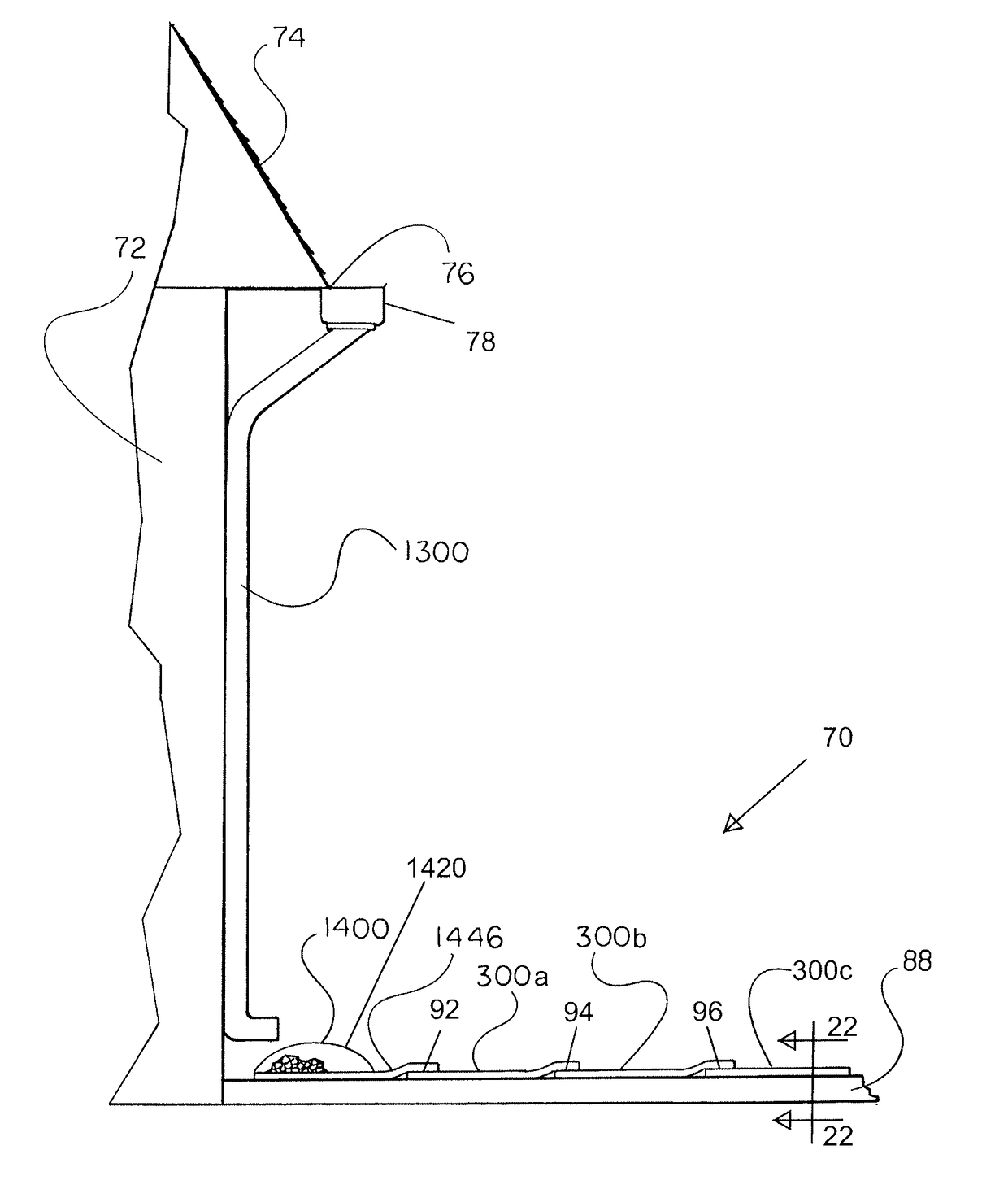 Roof Runoff Water Control System