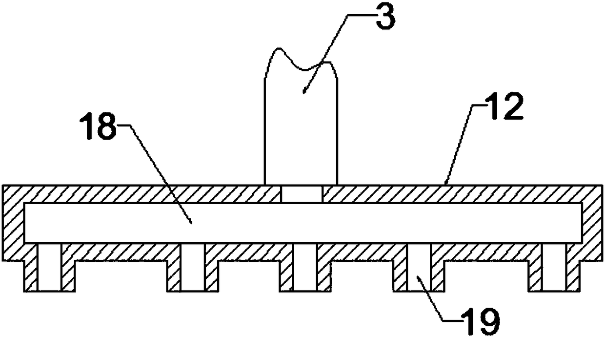 Medical tweezers cleaning device with all-round cleaning function