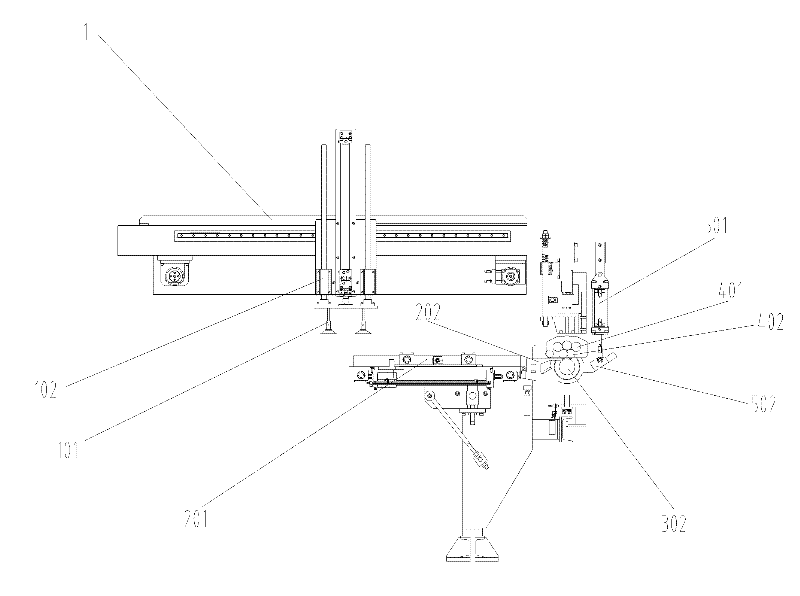 Continuous round casing forming machine for thin plate