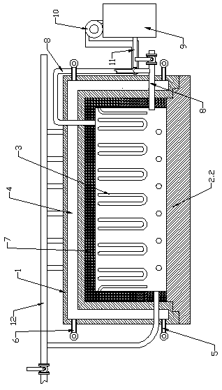 Magnetic ring sintering process and sintering furnace