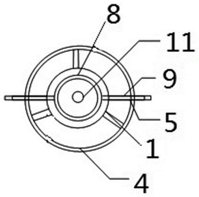 Rotary type solid-liquid surface sediment sampling device and use method thereof