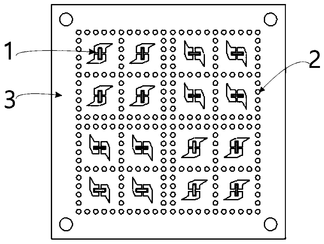 Circular polarization electromagnetic dipole array antenna