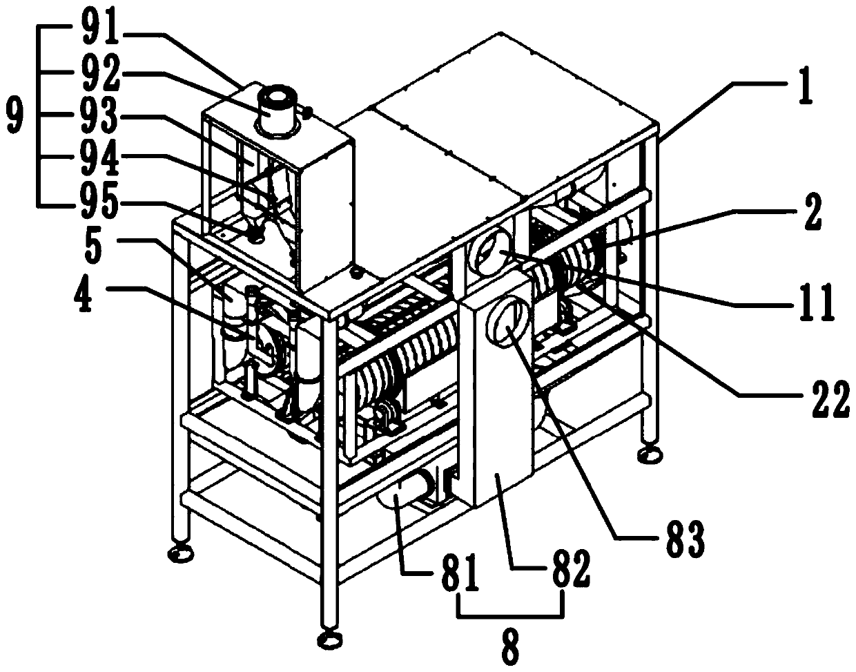 Continuous deoiling machine for surface of drop pill products