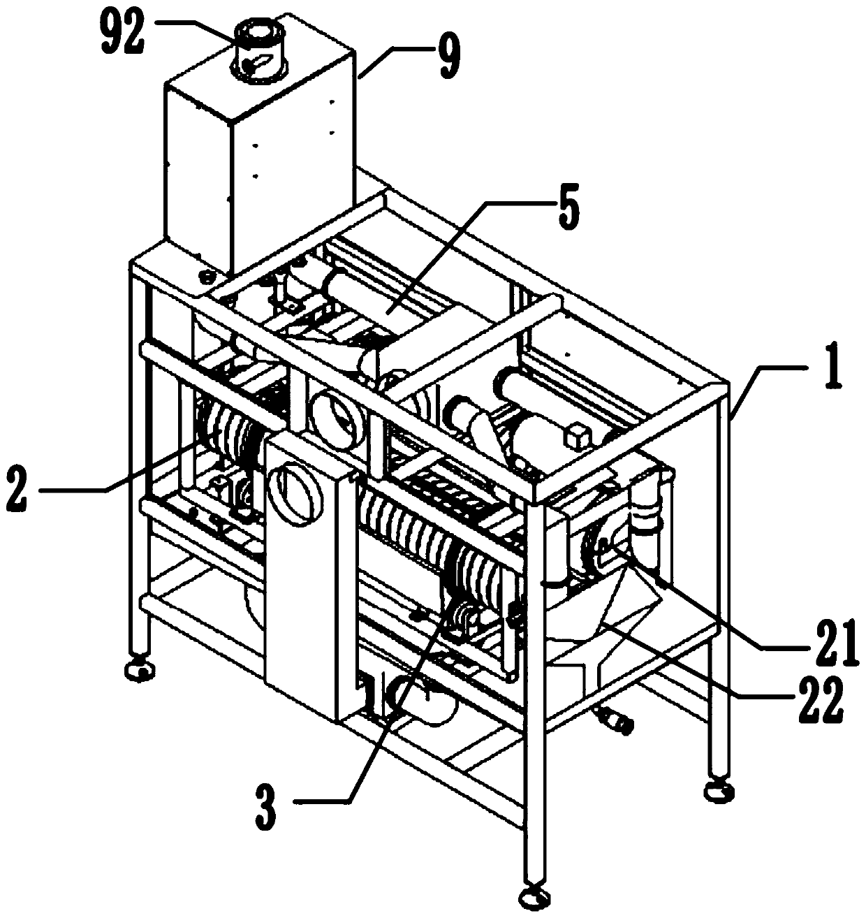 Continuous deoiling machine for surface of drop pill products