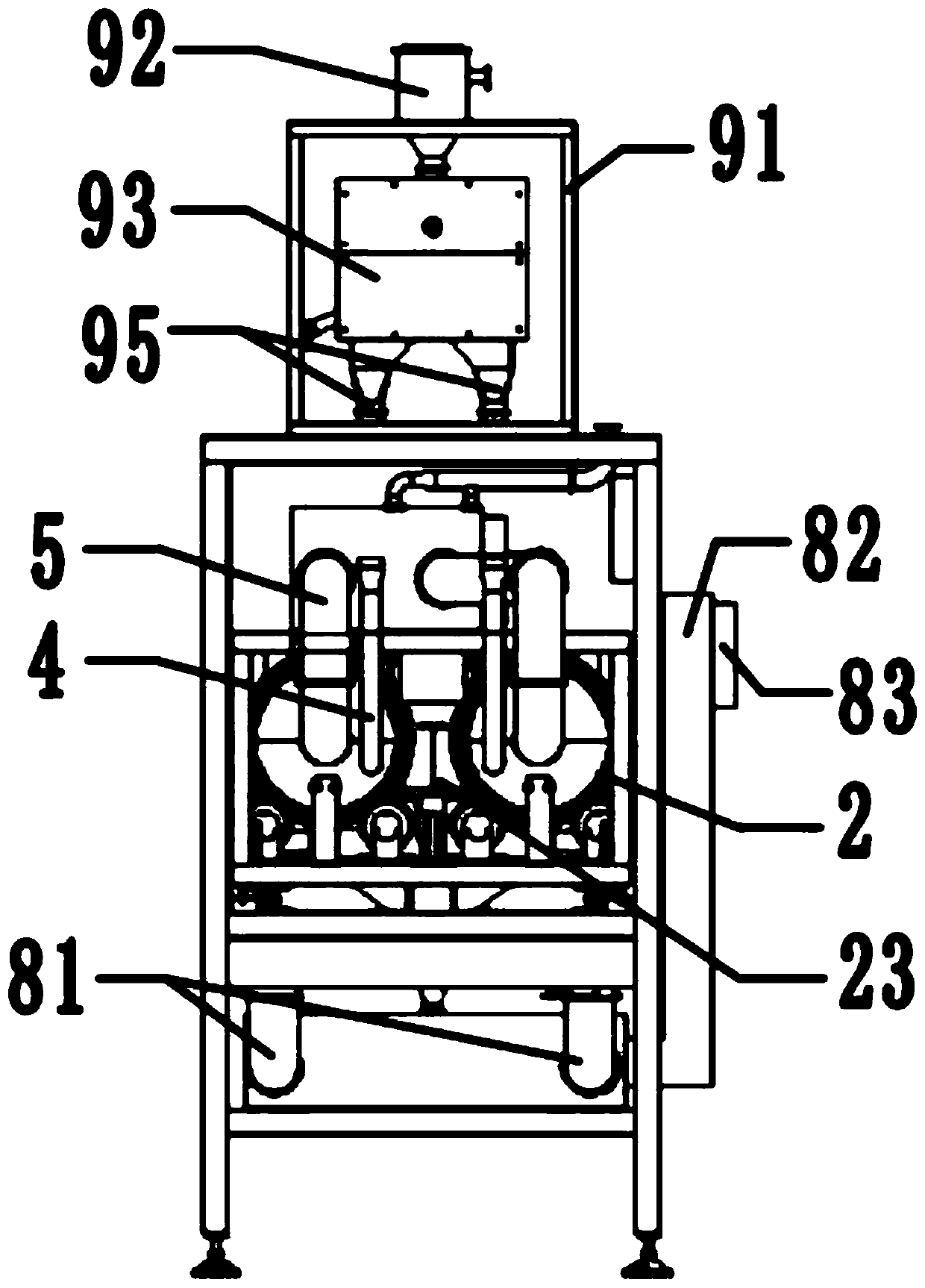 Continuous deoiling machine for surface of drop pill products