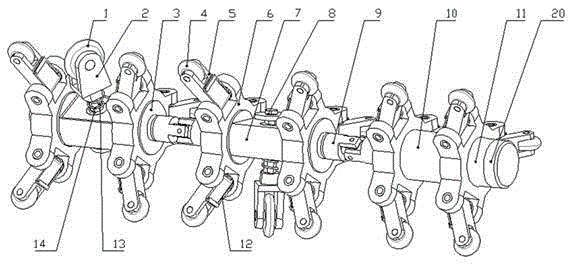 Miniature spiral pipeline robot