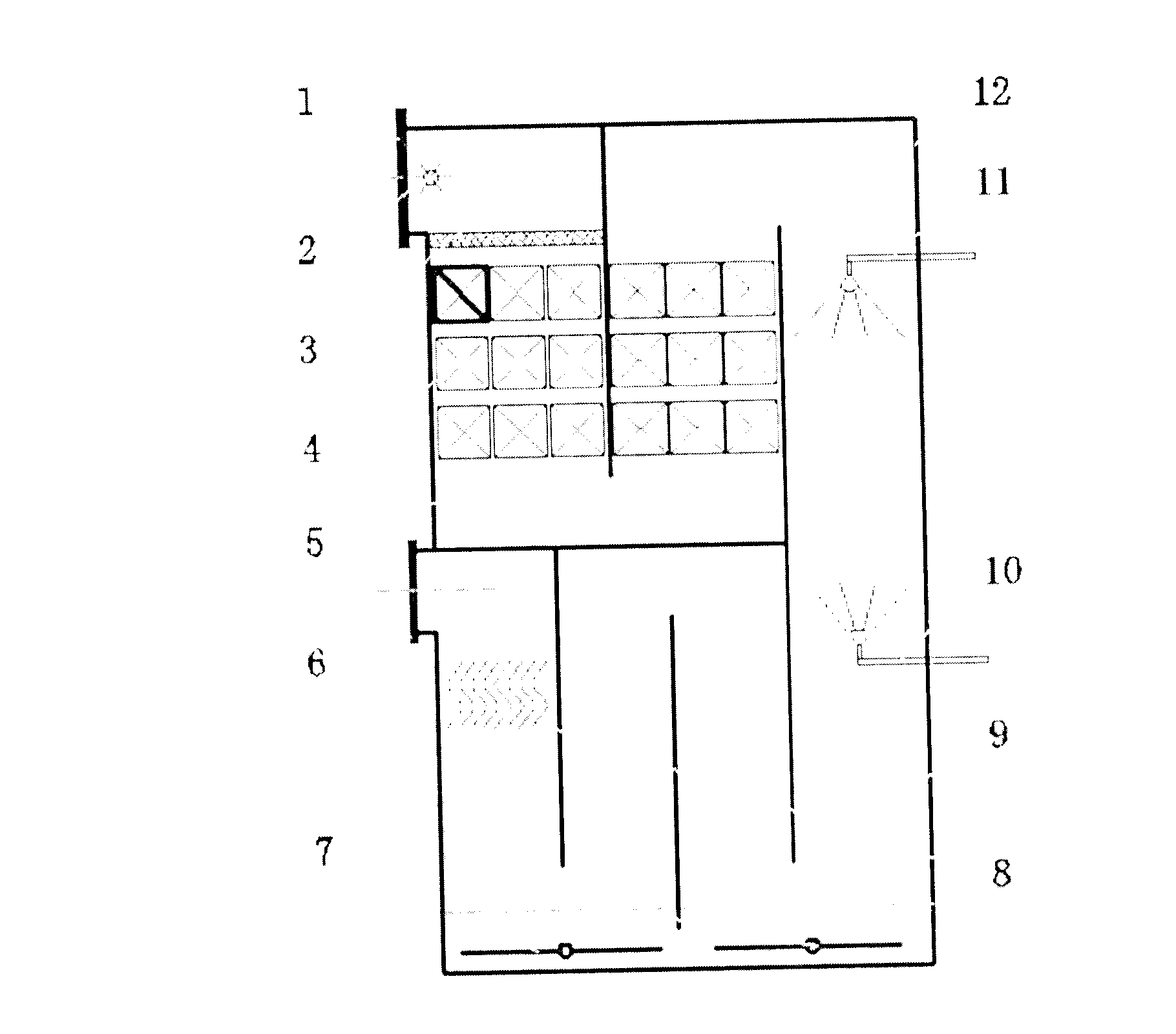 Novel desulfurization-denitrification integrated device