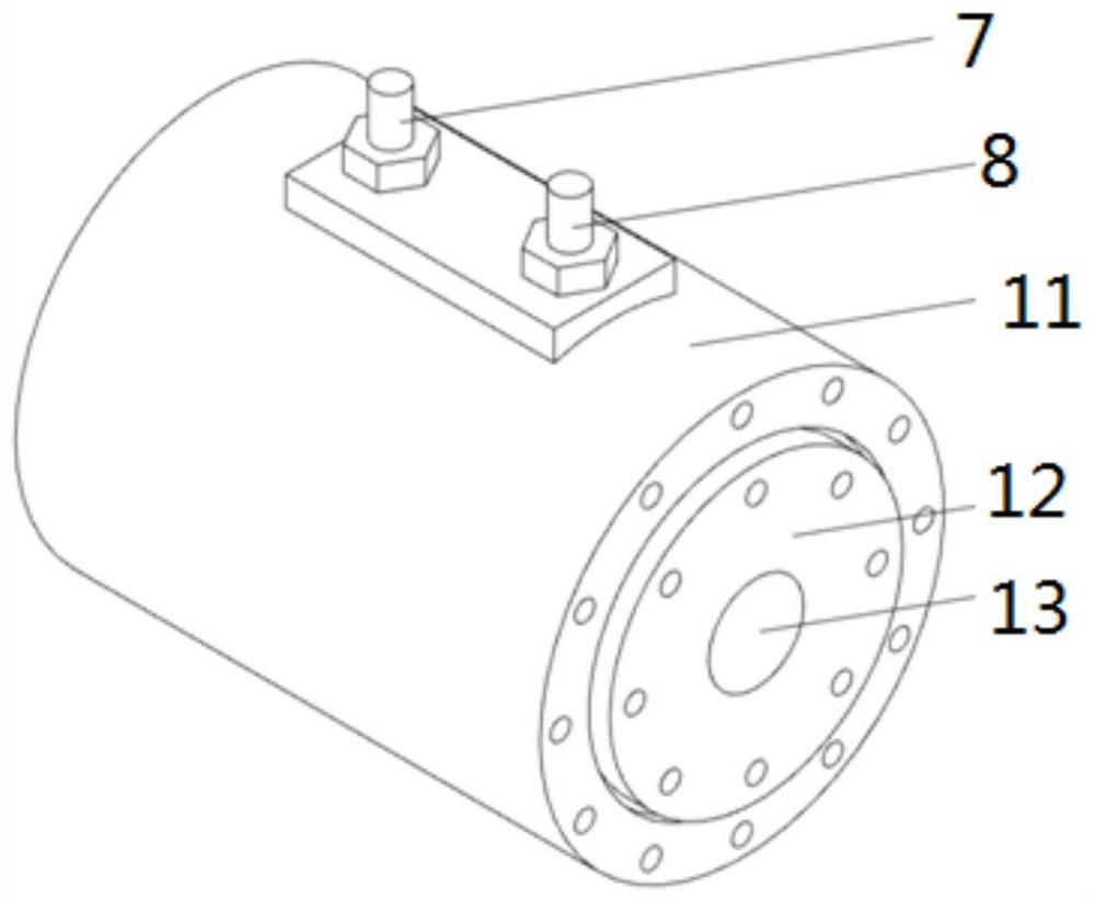 Hip joint for foot type robot and foot type robot