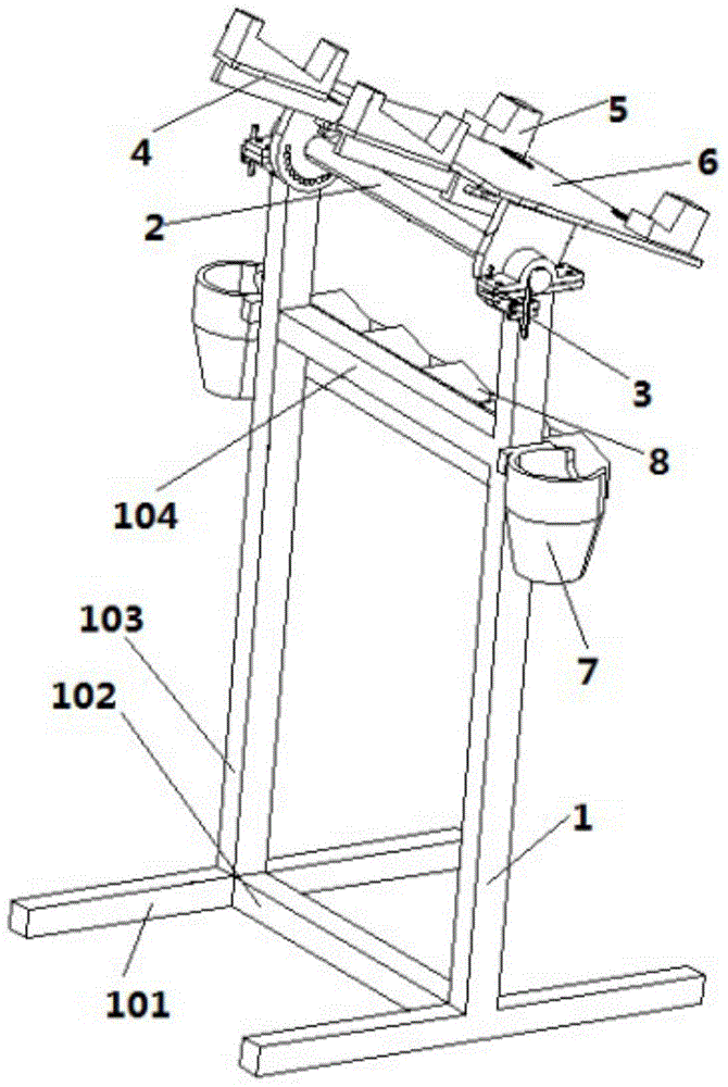 A radiator assembly assembly platform