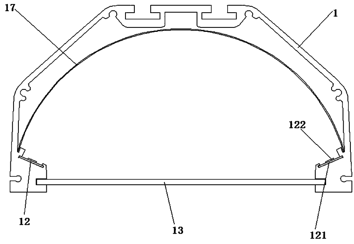 LED diffuse reflection triple-prevention lamp