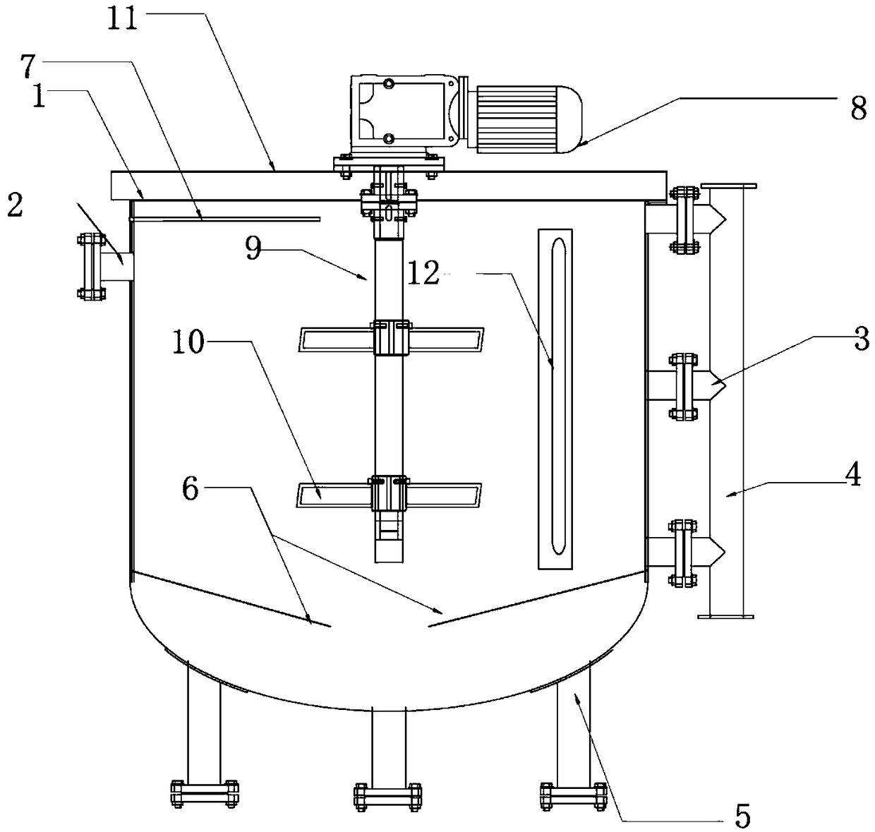 Mixed sewage short-range treatment system and method