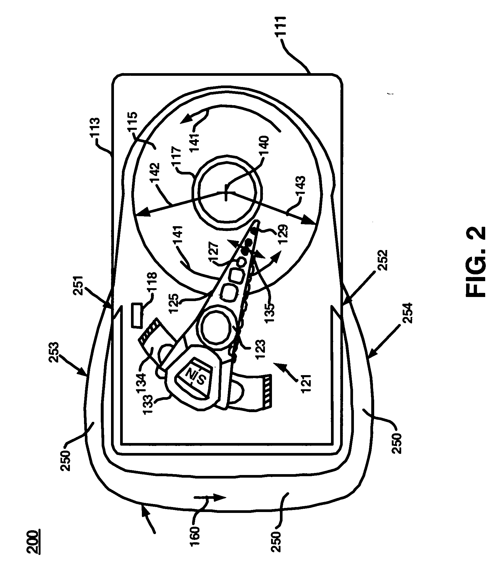 Bypass channel for a disk drive