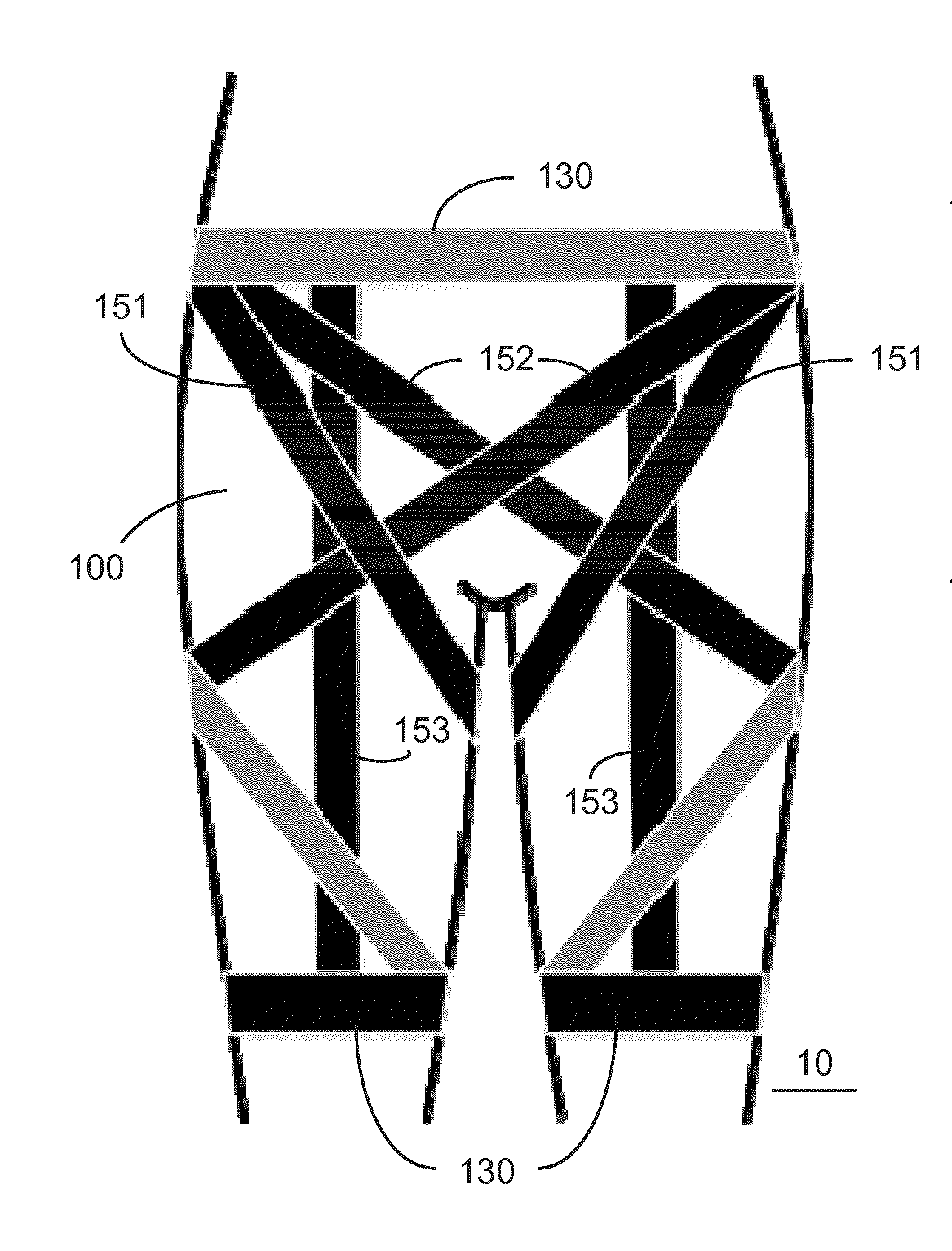 Exercise garment with ergonomic and modifiable resistance bands