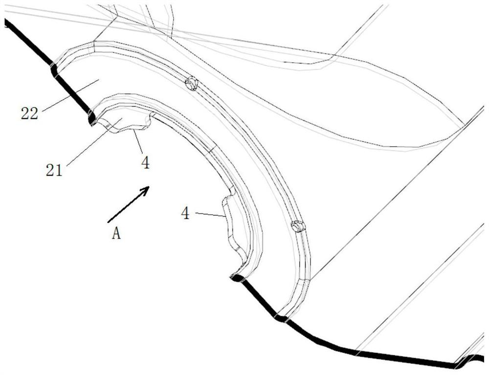 Manufacturing method of pressure release valve mounting hole in battery box