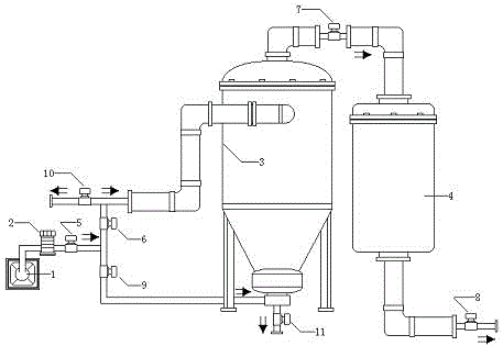 Front-mid-arranged water purifier with swirling desanding function and manufacturing method