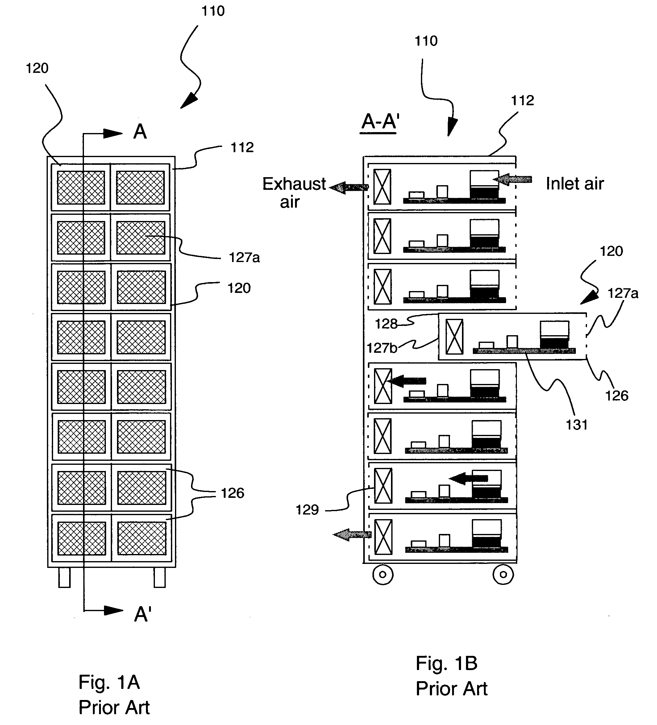 Cooling assembly for electronics drawer using passive fluid loop and air-cooled cover