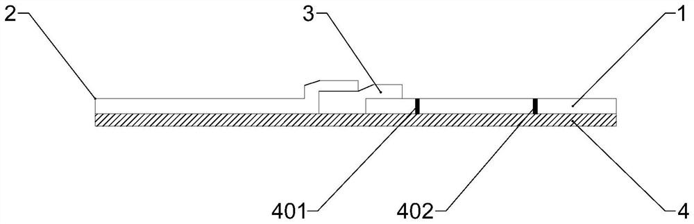 Reagent card for quantitatively detecting helicobacter pylori antibody by fluorescence chromatography and detection method