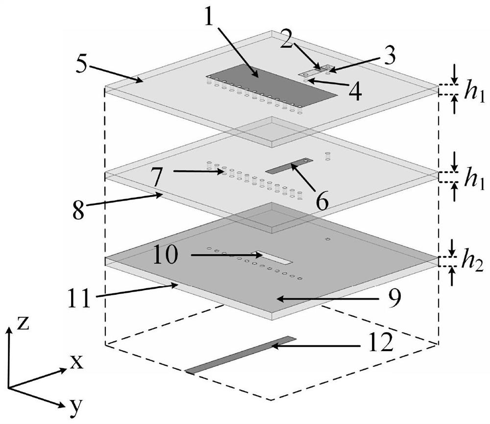 Frequency tunable microstrip patch antenna based on half-cut technology