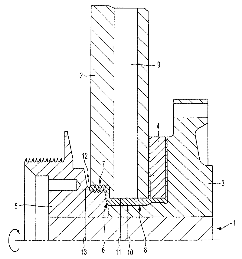 Axial bearing seals for exhaust gas turbochargers