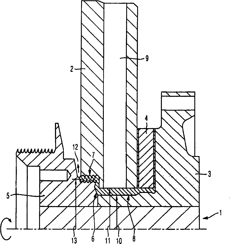 Axial bearing seals for exhaust gas turbochargers